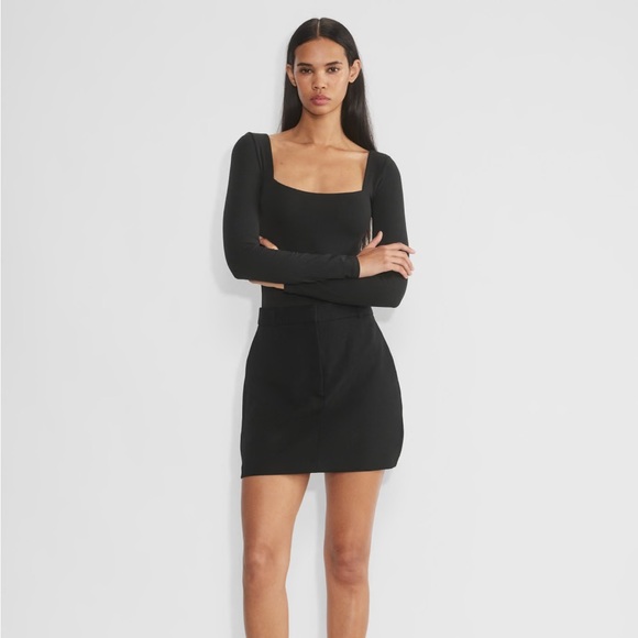 ARITZIA - Contour Squareneck Longsleeve Bodysuit - Picture 3 of 6